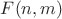 $F(n, m)$