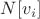 $N[v_i]$