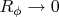 $R_\phi \to 0$