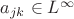 $a_{jk}\in L^\infty$