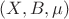 $(X, B, \mu)$