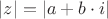 $|z| = |a + b\cdot i | $