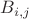 $B_{i,j}$