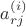 $a_{rj}^{(i)}$