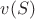 $v(S)$
