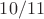 $с 10/11$