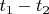 $t_1-t_2$