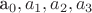 a_{0},a_{1},a_{2},a_{3}