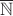 $\overline{\mathbb N}$