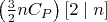 $\left(\frac32nC_P\right)[2\mid n]$