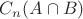 $C_n(A\cap B)$