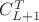 $C_{L + 1}^{T}$