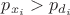 $p_{x_i}>p_{d_i}$