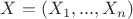 $X = (X_1,...,X_n)$