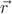 $ \vec{r}$