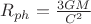 $R_{ph}=\frac{3GM}{C^2}$