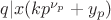 $q|x(kp^{\nu_p}+y_p)$