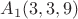 $A_1(3,3,9)$