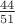 $\frac{44}{51}$