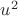 $\[{u^2}\]$