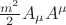 $\frac{m^2}{2}A_{\mu}A^{\mu}$