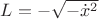 $L=-\sqrt{-\dot{x}^2}$