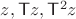 $z, \mathsf T z, \mathsf T^2 z$
