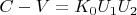 $C-V = K_0 U_1U_2$