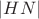 $ |HN| $