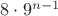 $8 \cdot 9^{n-1}$