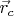 $\vec r_c$