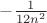 $-{1\over12n^2}$