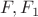 $F,F_{1}$