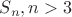 $S_n, n>3$