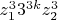 $z_1^33^{3k}z_2^3$