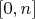 $[0, n]$