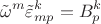 $$
\tilde{\omega}^m \tilde{\varepsilon}^k_{mp} = B^k_p 
$$