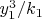 $y_1^3/k_1$