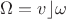 $\Omega=v\rfloor\omega$
