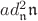 $ad_{\mathfrak n}^2{\mathfrak n}$