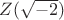 $Z(\sqrt{-2})$