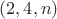 $(2,4,n)$ $(2,4,n)$