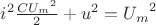 $i^2 \frac{C{U_m}^2}2+u^2={U_m}^2 $