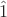 $\hat{1}$