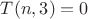 $T(n,3)=0$