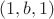 $(1,b,1)$