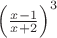 $\left(\frac{x-1}{x+2}\right)^3$