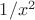 $1/{x^2}$
