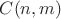 $C(n,m)$