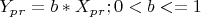 $  Y_p_r=b*X_p_r;  0<b< =1 $
